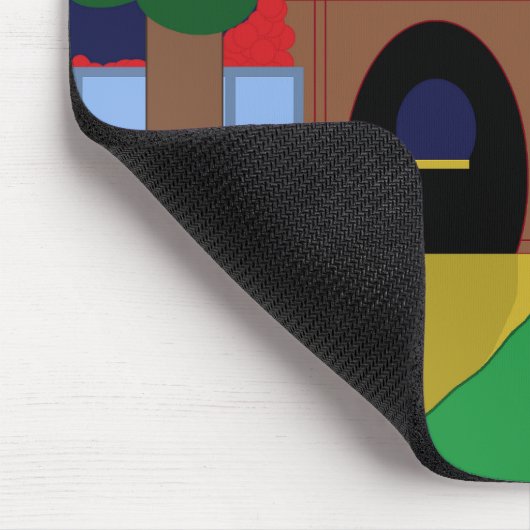 Rising Moon met appelboom en berg Muismat (Hoek)