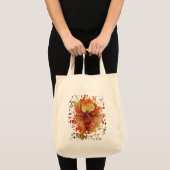 Rising Phoenix Fire Bird Bold Flame Magical Tote Bag (Voorkant (product))