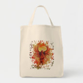 Rising Phoenix Fire Bird Bold Flame Magical Tote Bag (Voorkant)