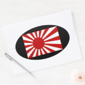 Rising Sun2 Ovale Sticker (Envelop)