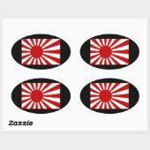 Rising Sun2 Ovale Sticker (Vel)