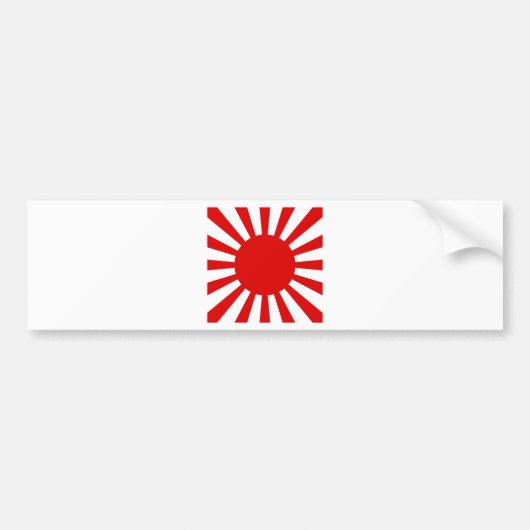 Rising Sun Bumpersticker (Voorkant)
