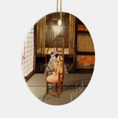 Rising Sun Keramisch Ornament (Rechts)