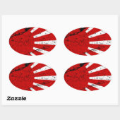 Rising Sun Ovale Sticker (Vel)
