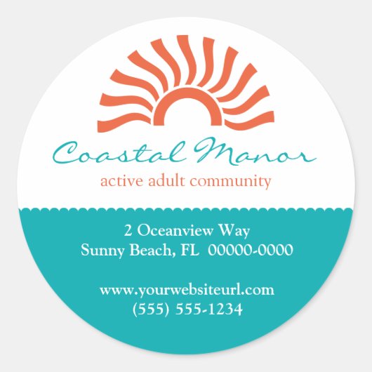 Rising Sun Promotionele Sticker (Voorkant)