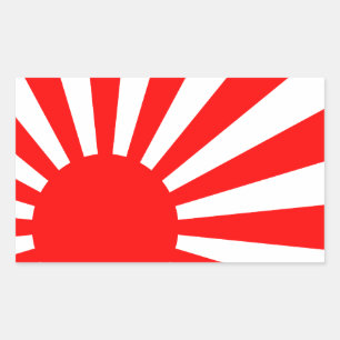 Rising Sun Rechthoekige Sticker