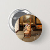 Rising Sun Ronde Button 5,7 Cm (Voorkant /achterkant)