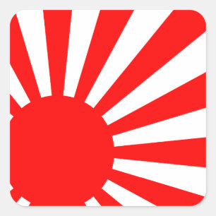 Rising Sun Vierkante Sticker