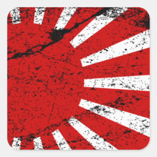 Rising Sun Vierkante Sticker