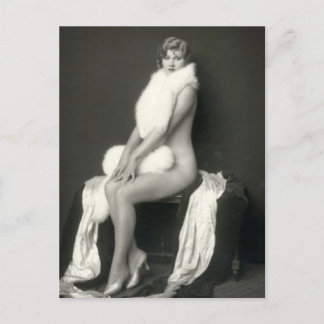 riskie Foto meisje Briefkaart