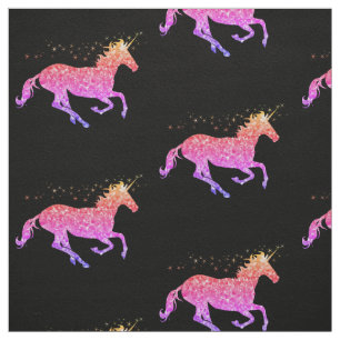 rismatische roze eenhoorn trendy stof