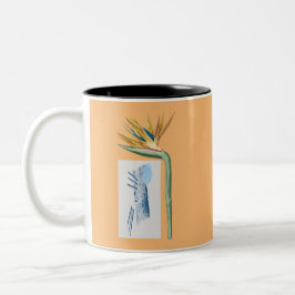  Risograph Art Tweekleurige Koffiemok