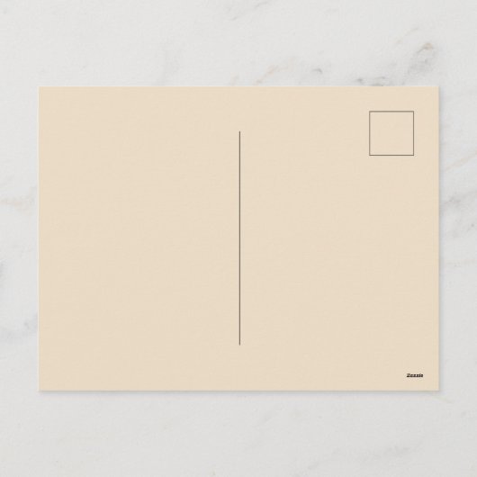 Risograph Stijl  Santa Clause Art Feestdagenkaart (Achterkant)