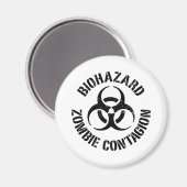 Risque biologique : Aimant de contamination zombie (Recto/Verso)