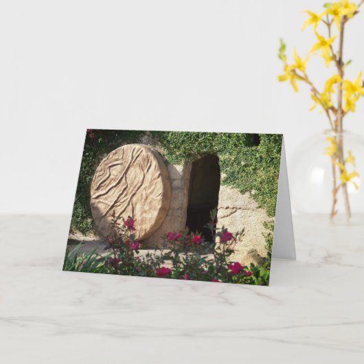 Risqué comme Il Dit - Tombeau vide de la Carte de (Fleur jaune)