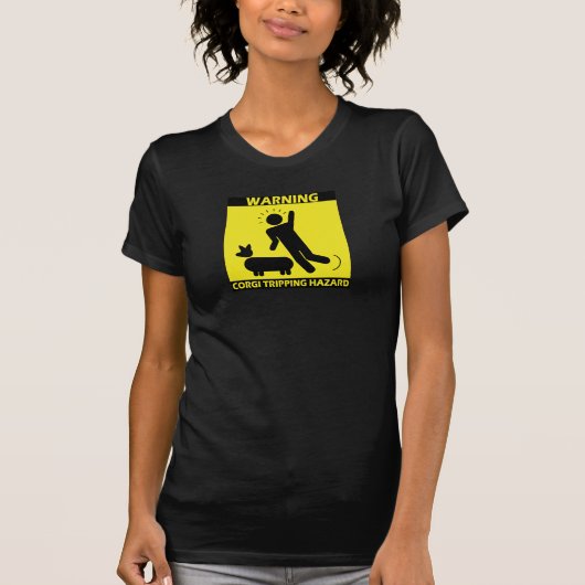 Risque de déclenchement - T-shirt de corgi (Devant)