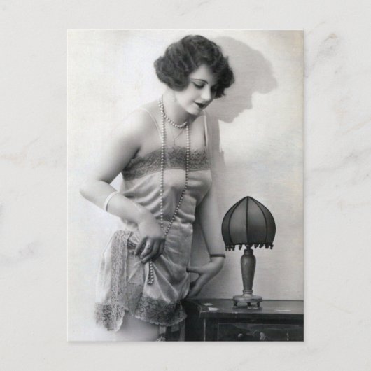 Risque frans foto briefkaart (Voorkant)