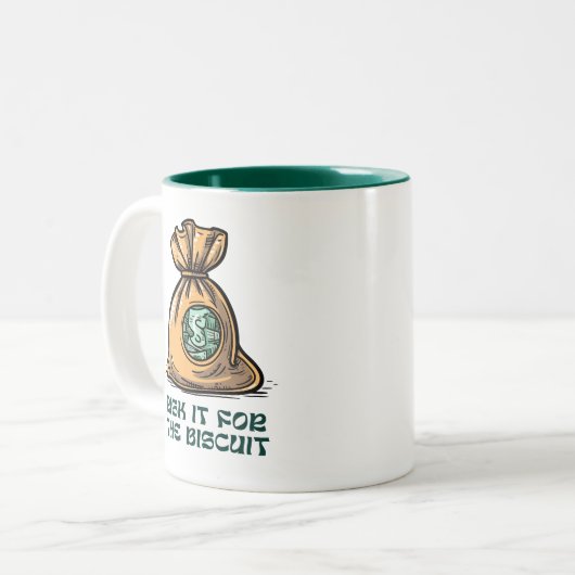 Risque Pour La Biscuit Mug (Devant gauche)