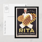 Rita Biscuit Ad Briefkaart (Voorkant / Achterkant)