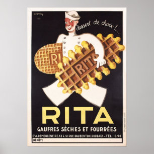  Rita Biscuit Ad Poster