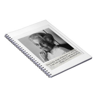 Rita Levi-Montalcini Citaat Vrouwen in de wetensch Notitieboek