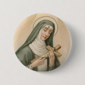 Rita van Cascia (M 015) Ronde Button 5,7 Cm (Voorkant)