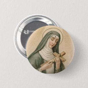 Rita van Cascia (M 015) Ronde Button 5,7 Cm
