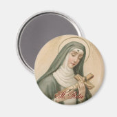 Rita van Cascia (M 015) Ronde Magneet (Voorkant / Achterkant)