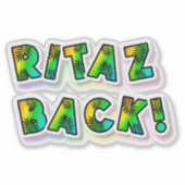 Ritazback Sticker (Voorkant)