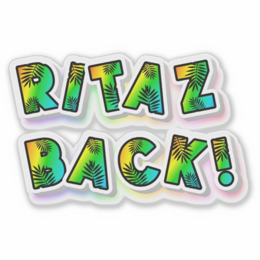 Ritazback Sticker (Voorkant)