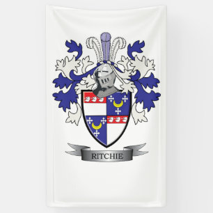Ritchie Family Crest Coat of Arms Spandoek