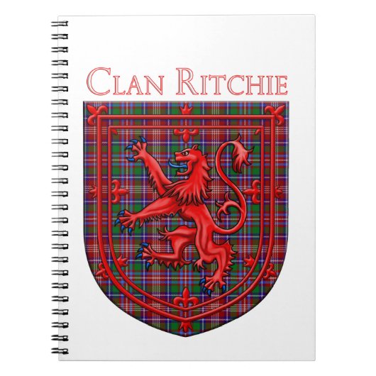 Ritchie Tartan Scottish Play Lion Rampant Notitieboek (Voorkant)
