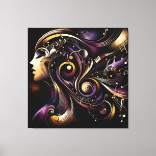 Ritme Essentie Canvas Afdruk