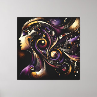 Ritme Essentie Canvas Afdruk