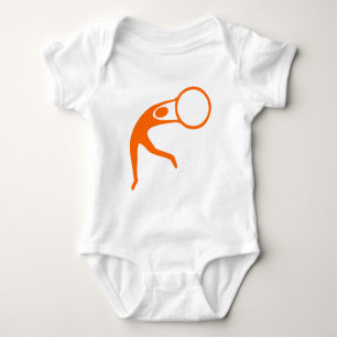 Ritme gymnastiek figuur - Oranje Romper