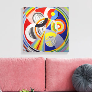 Ritme nr. 1 Robert Delaunay Canvas Afdruk