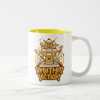 ritme tweekleurige koffiemok