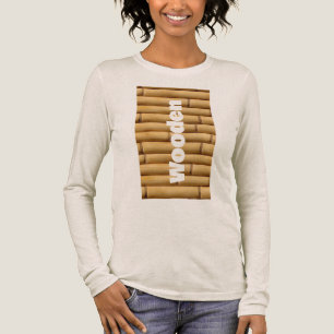“Ritme van bamboe” “Natuurlijke lijnen” “Bamboe te Tri-Blend Shirt