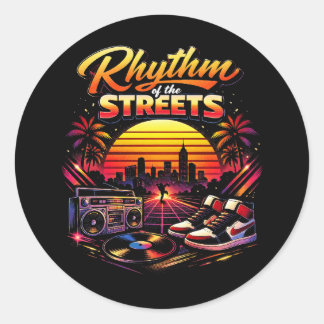 Ritme van de Straten Ronde Sticker