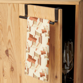 Ritme van marmeren sokkels en treden theedoek