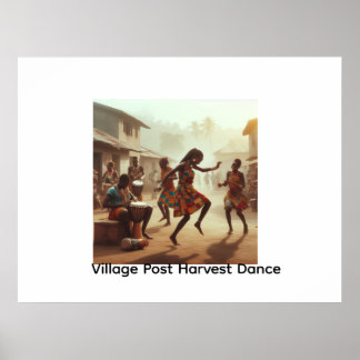 Ritmes van Overvloed: Post-Oogst Vreugde Poster