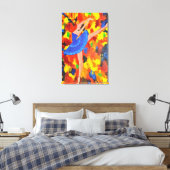 Ritmes van Vuur Canvas Afdruk (Insitu (Slaapkamer))