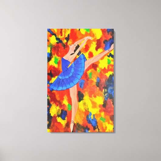 Ritmes van Vuur Canvas Afdruk (Voorkant)