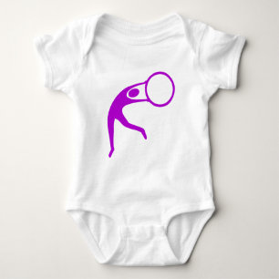Ritmische Gymnastiek Figuur - Paars Romper