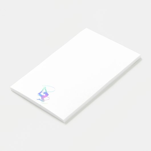 Ritmische gymnastiek met lint post-it® notes (Schuin)