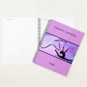 Ritmische gymnastiek Paarse lint Planner (Display)