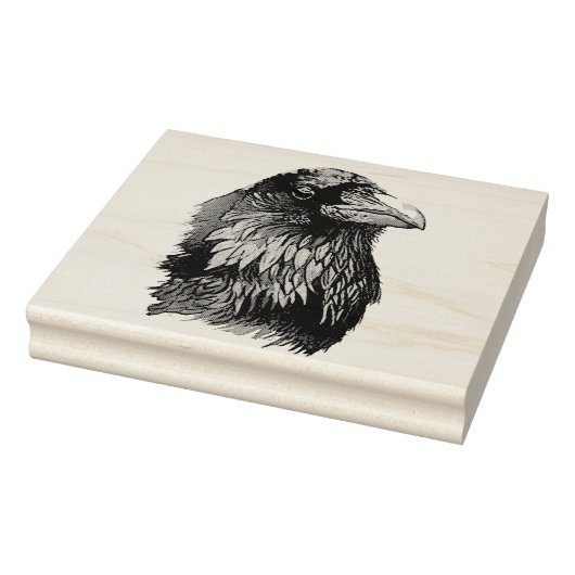 Ritratto di corvo 	rubberstempel (Stempel)