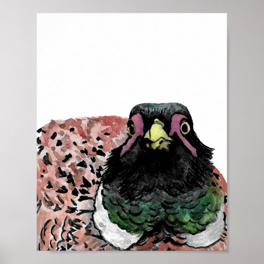 Ritratto di Fagiano Poster (Voorkant)