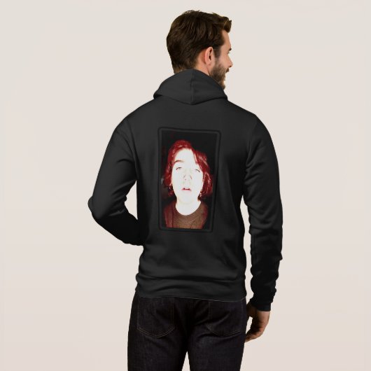 Rits Hoodie Sweatshirt (Achterkant volledig)