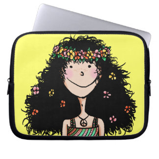 Rits Laptop Hoes, Lente Meisje Sleeve